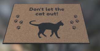 Cat doormats